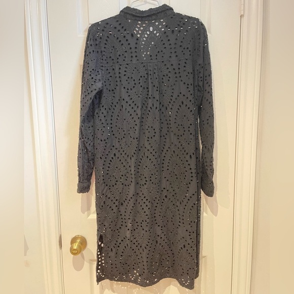 [Part Two Copenhagen] Bondis Black Eyelet Tunic 36 - Picture 6 of 6